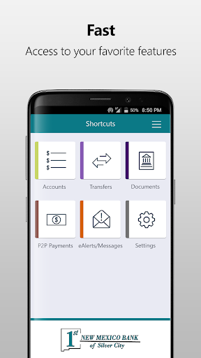 FNMBSC Mobile Banking Screen 2