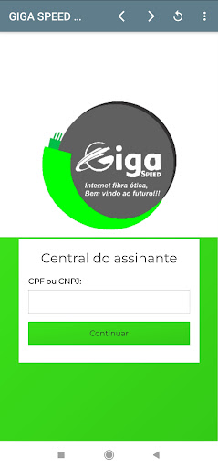 Giga Speed Provedor de Interne Screen 2