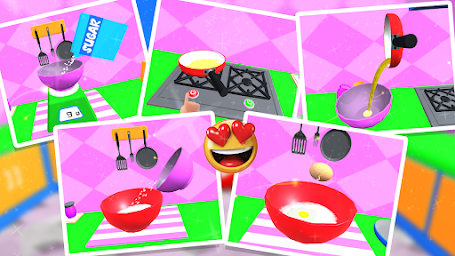 3D Cosmetic Box & Cake Maker Games for Girls