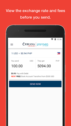Android application Cebuana Lhuillier Quikz screenshort