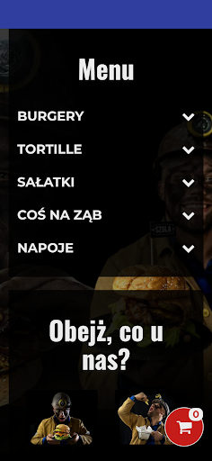 Android application Szola Bistro screenshort