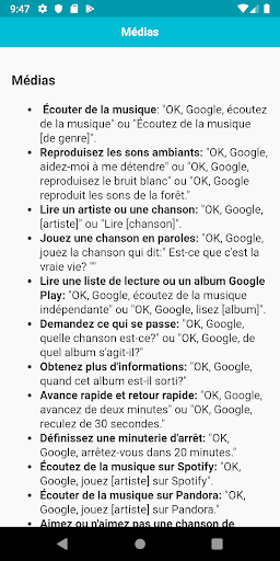 Commandes pour Home Screen 3