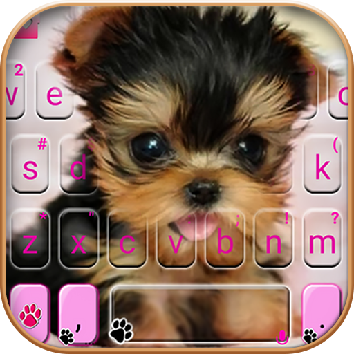 Cute Tongue Cup Puppy Keyboard 10.21 Icon
