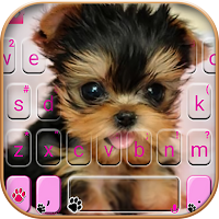 Тема для клавиатуры Cute Tongue Cup Puppy