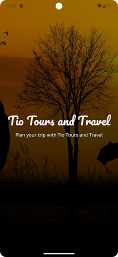 Android application Tio Tours and Travel screenshort