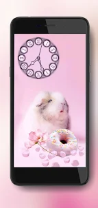 Bunny Cute Clock