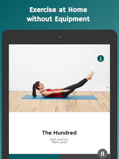 Screenshot of Pilates at Home for Beginners