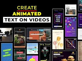 Animated Text On Video - Marketing Video Maker  15.0  poster 16