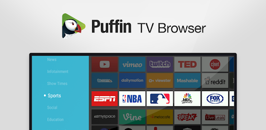 Puffin TV - テレビ専用Webブラウザ