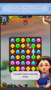 Azadi Quest: Match 3 Puzzle