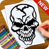Learn to Draw Skulls Tattoos Easy icon