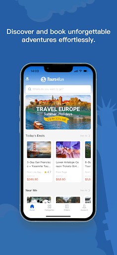 Android application Tours4Fun Tours & Experiences screenshort
