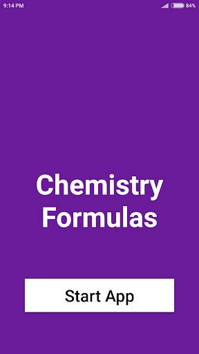 Android application Chemistry Formulas screenshort