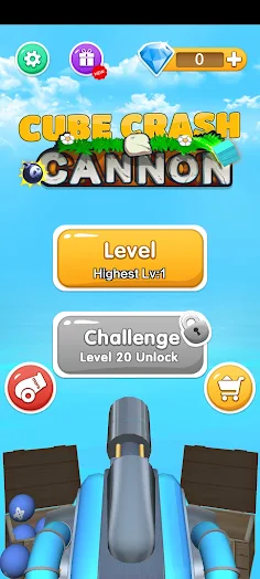 Cube Crash Canon - Screenshot 1