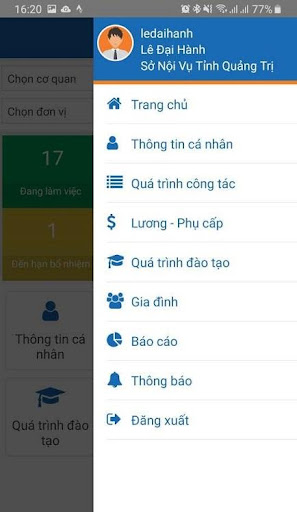 Công chức viên chức Quảng Trị Screen 3