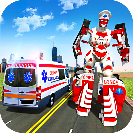 Ambulance Robot City Rescue  Icon
