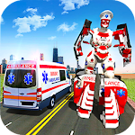 Ambulance Robot City Rescue Game Apk