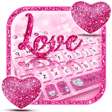 Glitter Love Heart Keyboard icon