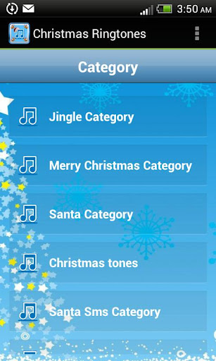 Christmas New Year Ringtones Screen 2