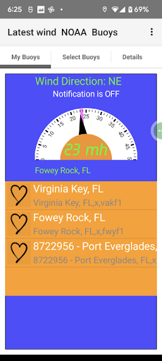Android application Wind 4 Wingfoilers screenshort