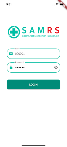 Android application Aset Manajemen Rumah Sakit screenshort