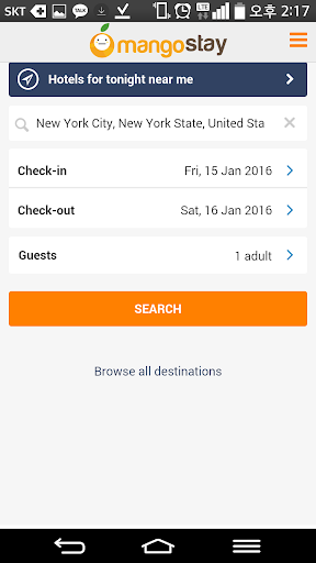 Android application Best Hotel price comparison screenshort