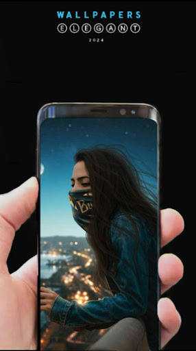 Android application خلفية فتاة القمر بذكاء الصناعي screenshort