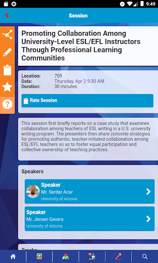 TESOL Conventions Screen 3