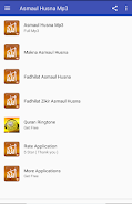 asmaul husna 99 name of allah mp3 app Screenshot