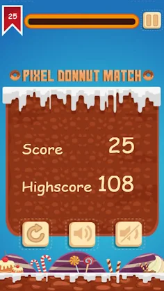 pixel donnut match - Screenshot 3