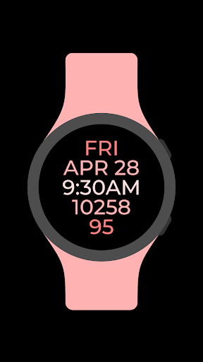 Readable Watch Face Screen 3