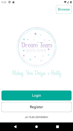 Screenshot of Dream Team Designs