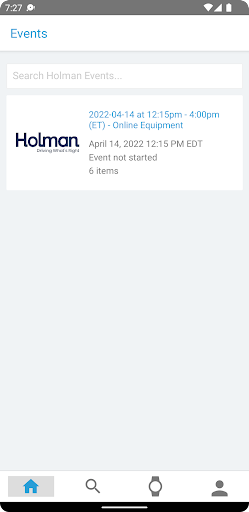 Holman Equipment Direct Screen 2
