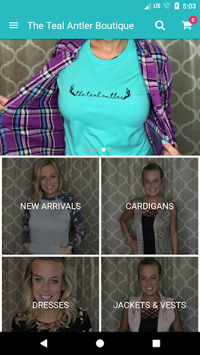 The Teal Antler Boutique Screenshot 1 - AppWisp.com