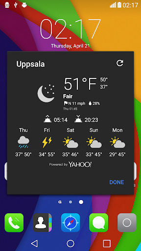 Jazzy Chronus Weather Icons Screen 2
