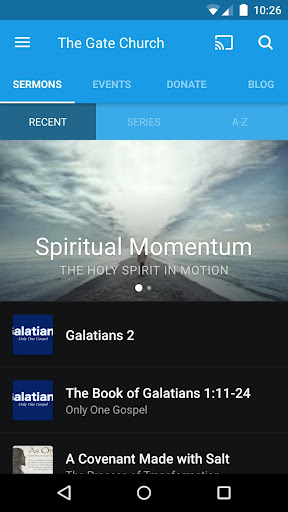 Android application The Gate Church High Desert screenshort
