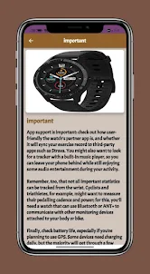 smart sport watch Guide