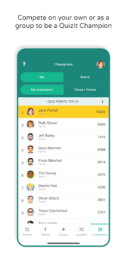 QuizIt Champion Screen 3
