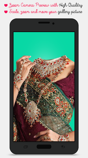 Android application Jewelery Photo Suit screenshort