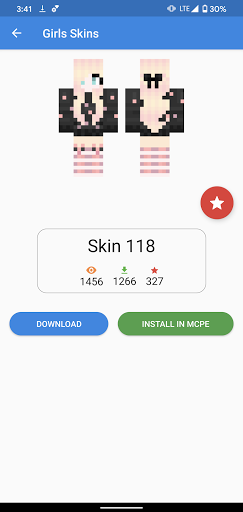 Girls Skins Screen 2