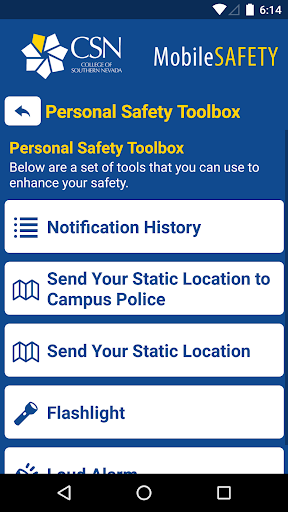Mobile Safety - CSN Screen 3