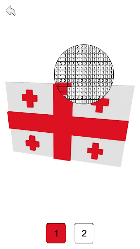 Flags 3D Pixel Art Coloring