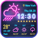 Sense Flip clock weather forecast icon