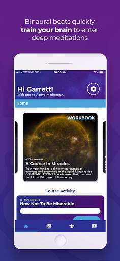 Screenshot of Active Meditation