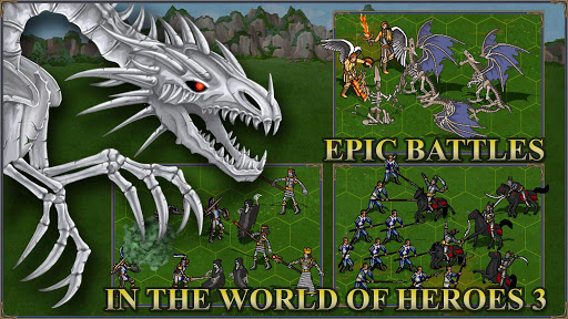 Heroes 3: Castle fight medieval battle arena APK-MOD(Unlimited Money Download) screenshots 1