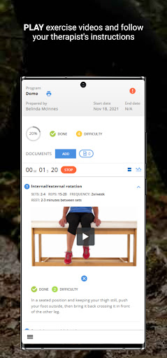 Thrive Sports Med App Screen 3