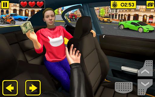 Code Triche ville taxi conduite sim 2020: jeux gratuits taxi (Astuce) APK MOD screenshots 4