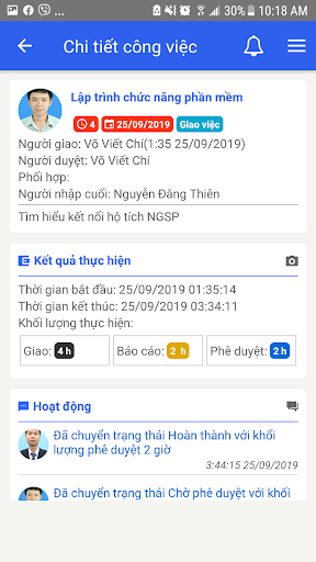 VNPT QLCV Screen 2