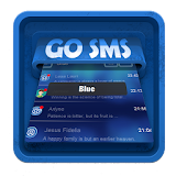 Blue SMS Art icon