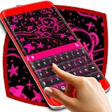 Emo Pink Keyboard Theme icon